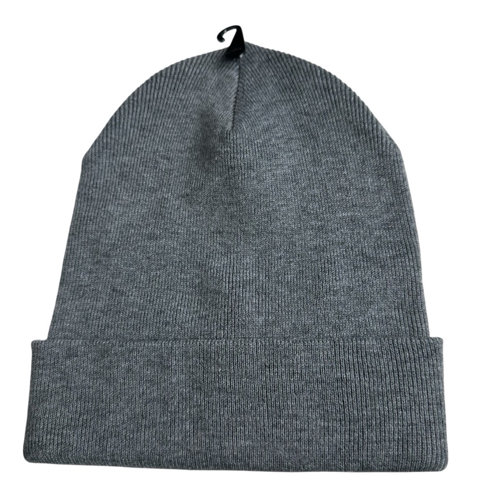 Ugg Ribbed Logo Patch Beanie One Size Charcoal Un… - image 8